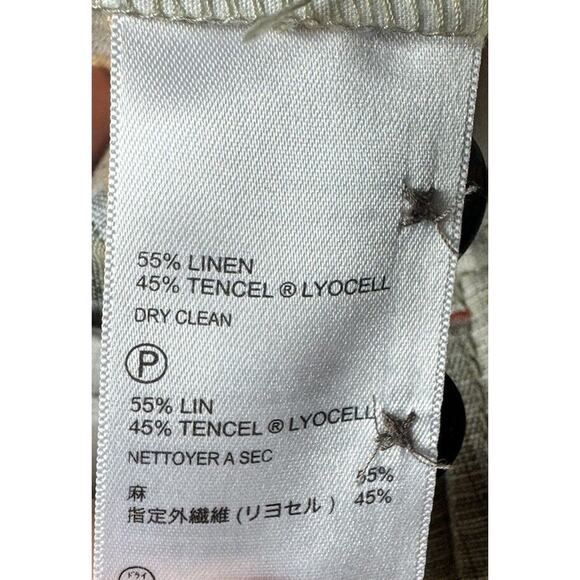 Tommy Bahama Men's Blue Orange Linen Chino Shorts - Size 41x10 *READ* - Picture 7 of 7